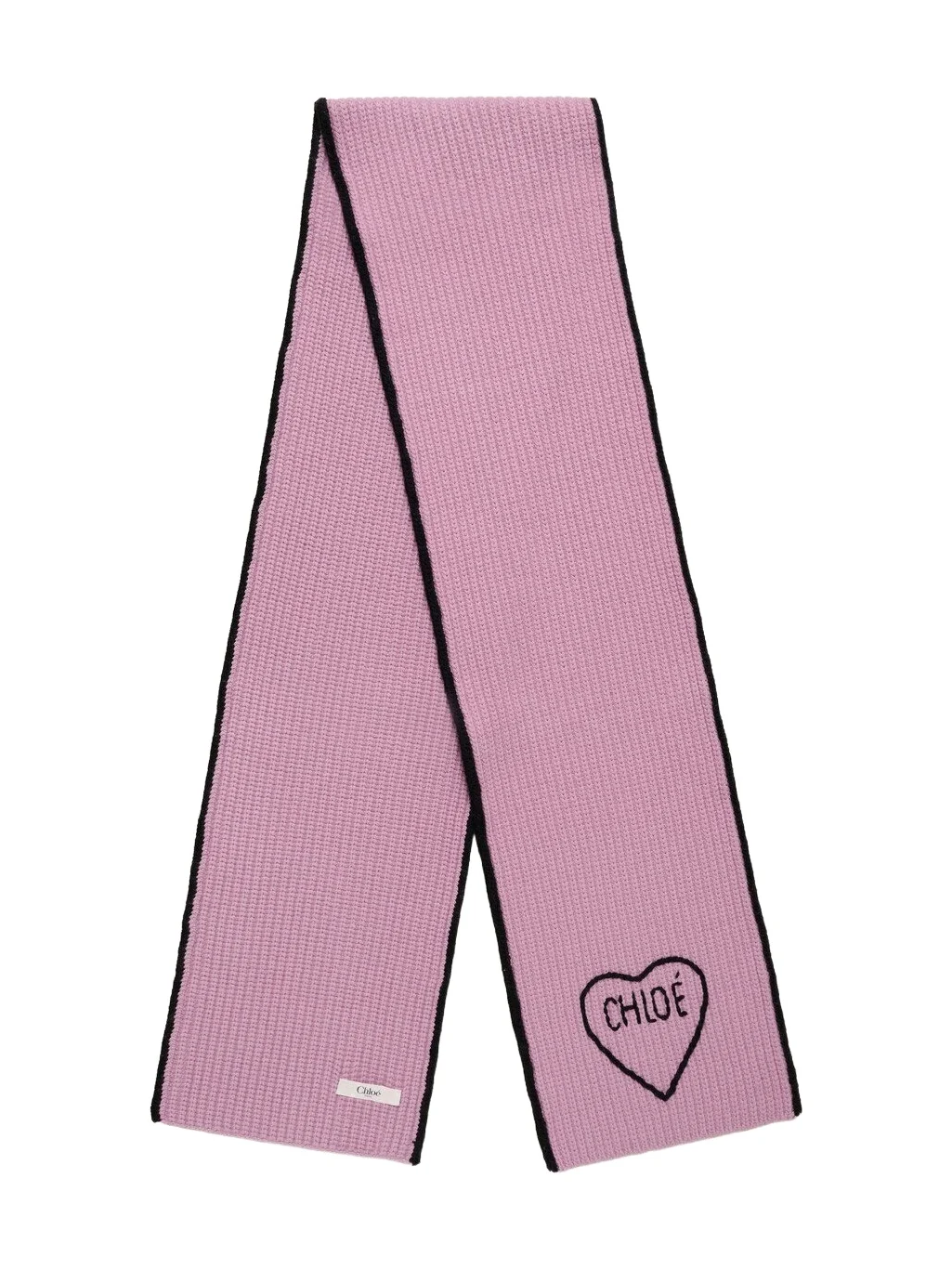 Chloé The Chloé Encoeur scarf in wool & cashmere