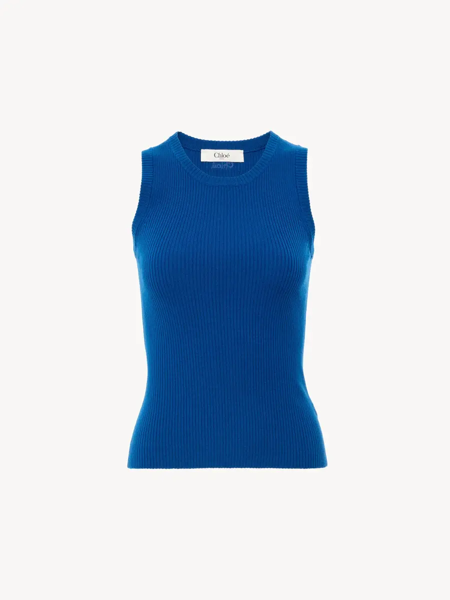 Chloé Crew-neck tank top in a wool knit | Thumbnail 2 Chloé Crew-neck tank top in a wool knit | Thumbnail 2