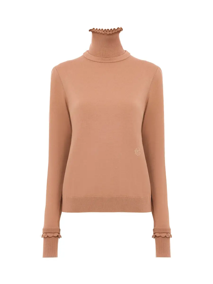 Chloé Turtleneck sweater in a merino wool knit | Image 1 Chloé Turtleneck sweater in a merino wool knit | Image 1