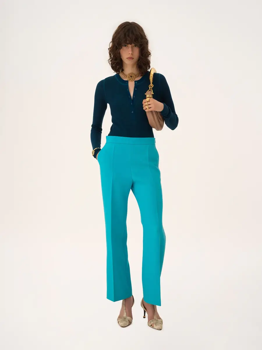 Chloé Henley shirt in a merino wool knit | Thumbnail 3 Chloé Henley shirt in a merino wool knit | Thumbnail 3