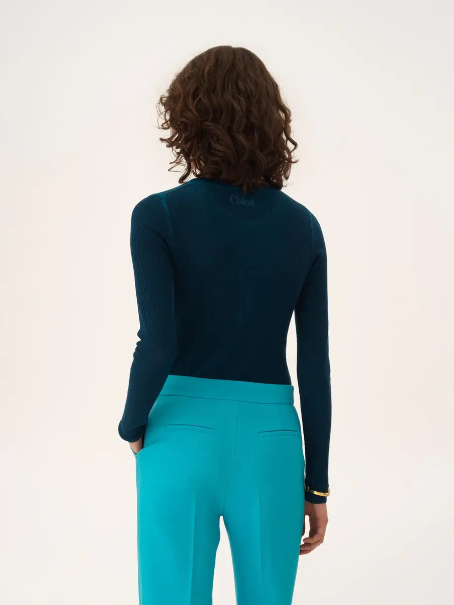 Chloé Henley shirt in a merino wool knit | Thumbnail 5 Chloé Henley shirt in a merino wool knit | Thumbnail 5