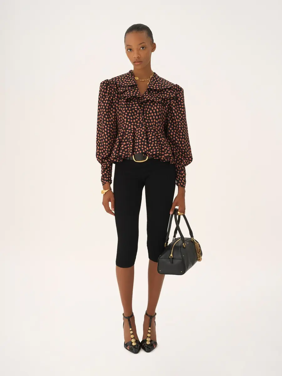 Chloé Capri leggings in a stretch knit | Thumbnail 3