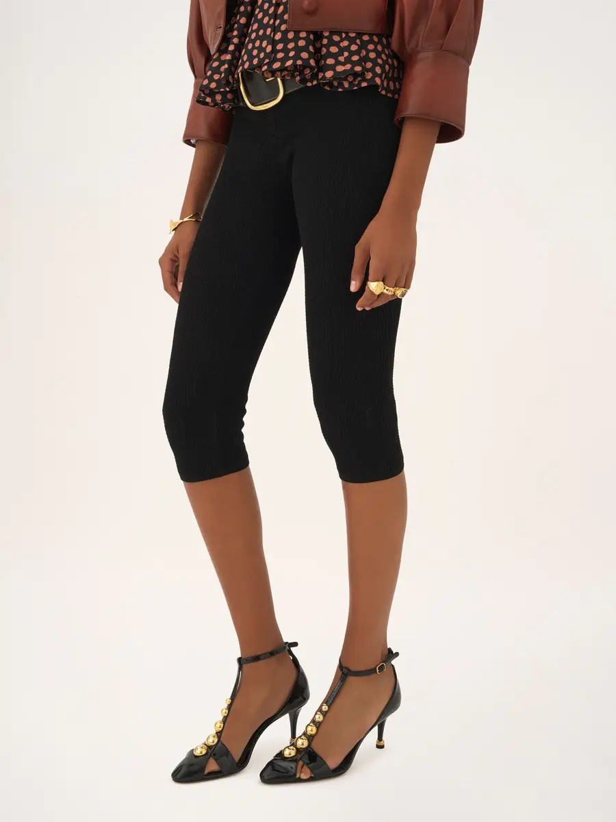 Chloé Capri leggings in a stretch knit | Thumbnail 4