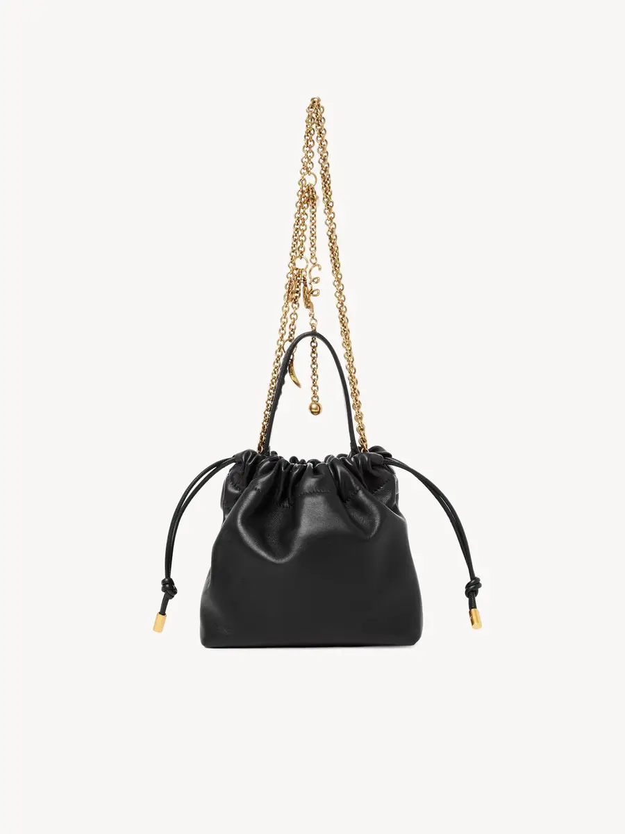 Chloé Mini Chloé Icons shoulder bag with chain in soft leather | Thumbnail 5