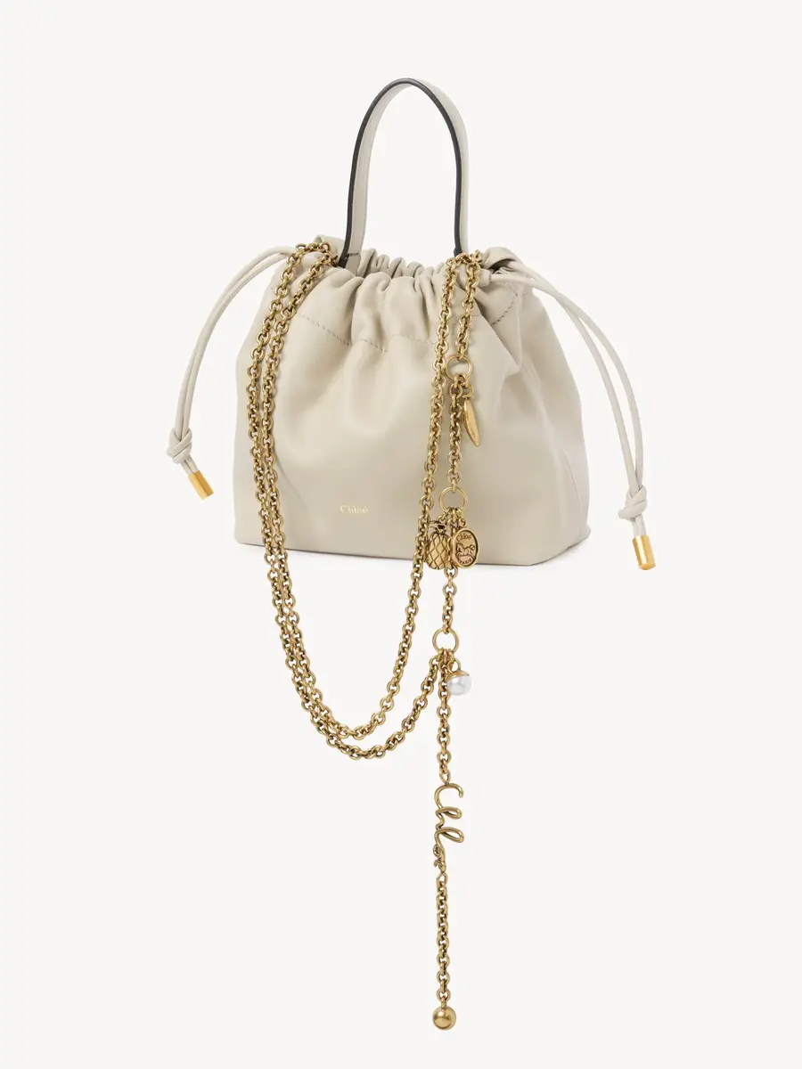 Chloé Mini Chloé Icons shoulder bag with chain in soft leather | Thumbnail 3 Chloé Mini Chloé Icons shoulder bag with chain in soft leather | Thumbnail 3