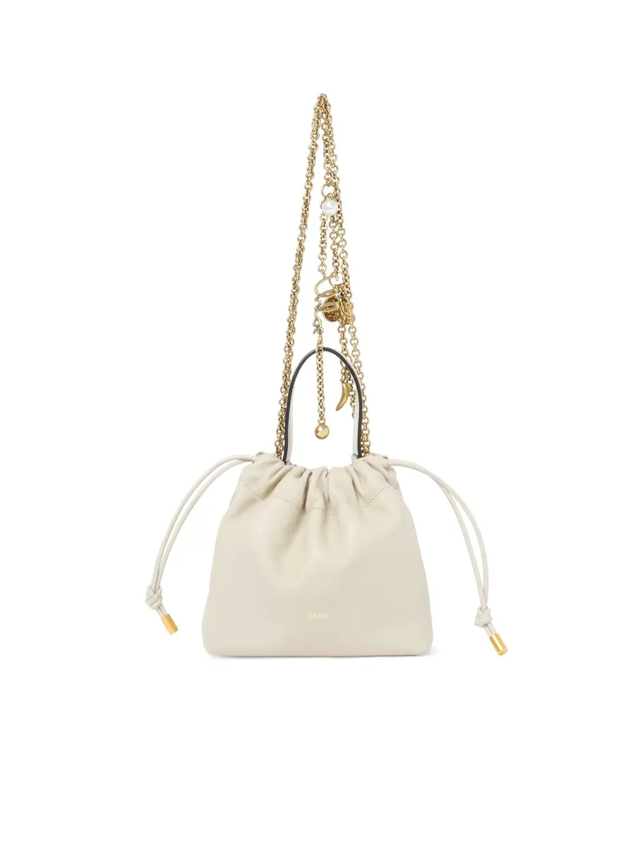 Chloé Mini Chloé Icons shoulder bag with chain in soft leather | Image 1 Chloé Mini Chloé Icons shoulder bag with chain in soft leather | Image 1