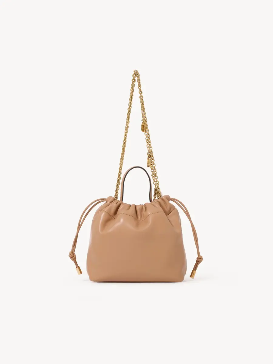Chloé Mini Chloé Icons shoulder bag with chain in soft leather | Thumbnail 4