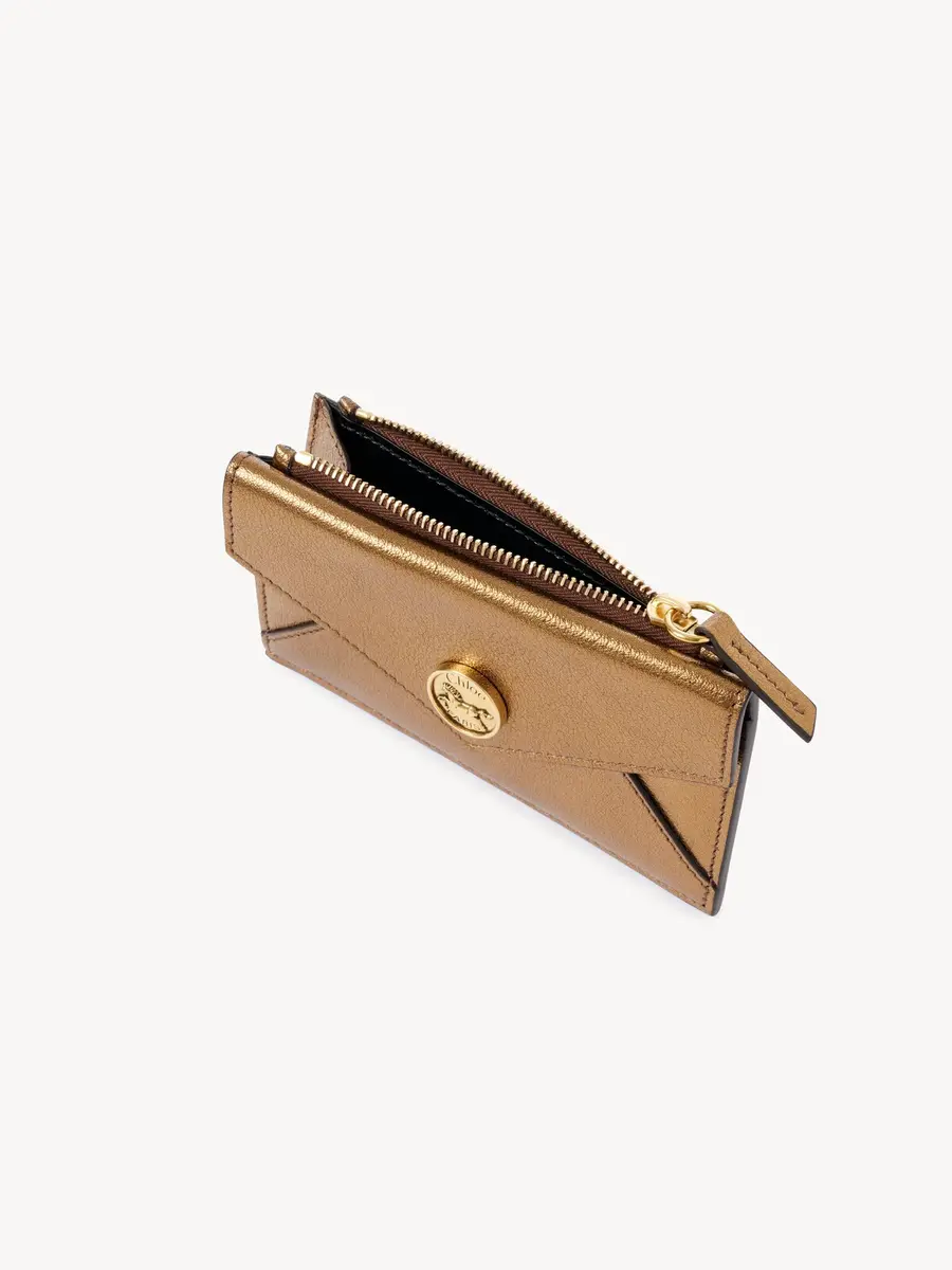 Chloé Small Envelope purse with card slots in metallized leather | Thumbnail 5 Chloé Small Envelope purse with card slots in metallized leather | Thumbnail 5