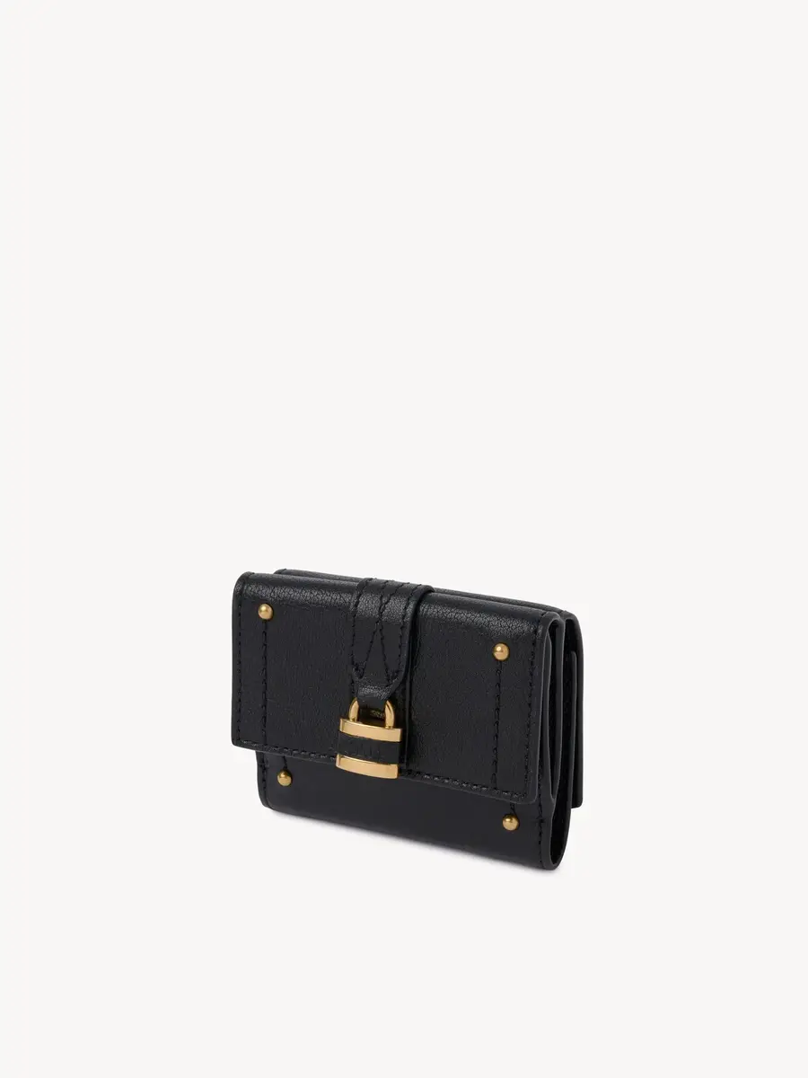 Chloé Mini Paddington tri-fold in grained leather | Thumbnail 3 Chloé Mini Paddington tri-fold in grained leather | Thumbnail 3