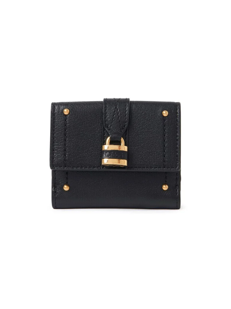 Chloé Mini Paddington tri-fold in grained leather