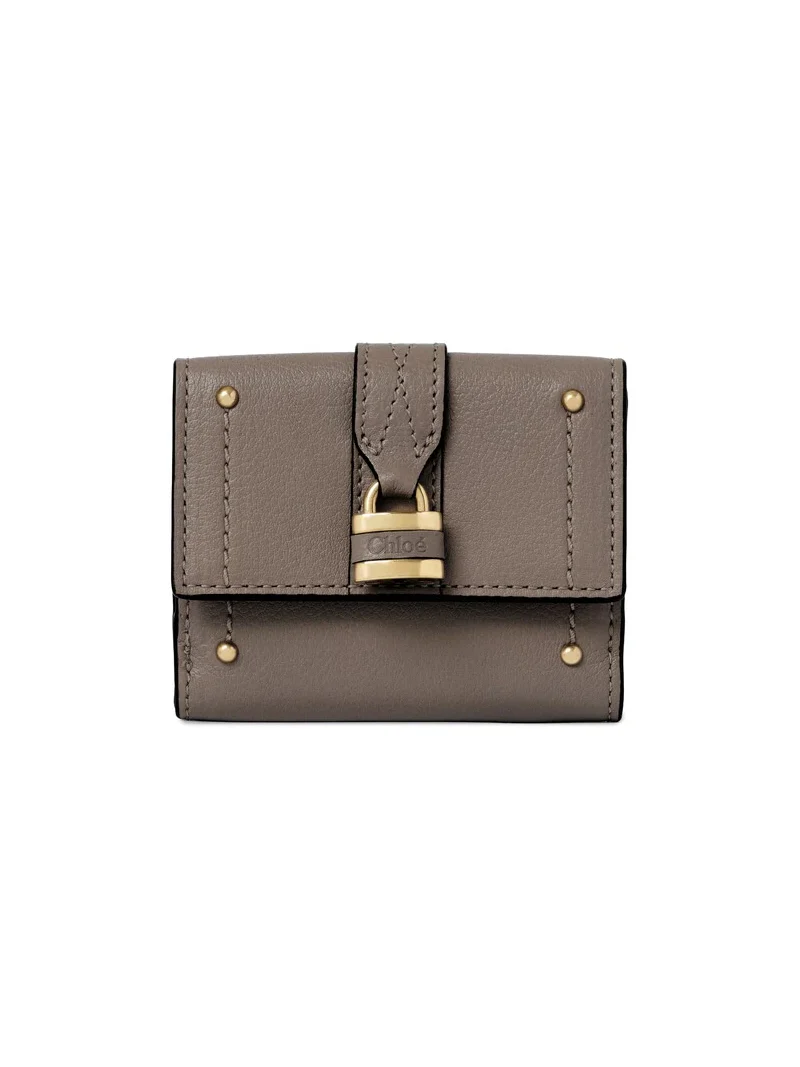 Chloé Mini Paddington tri-fold in grained leather