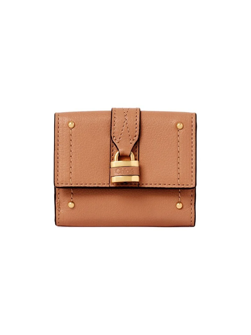 Chloé Mini Paddington tri-fold in grained leather