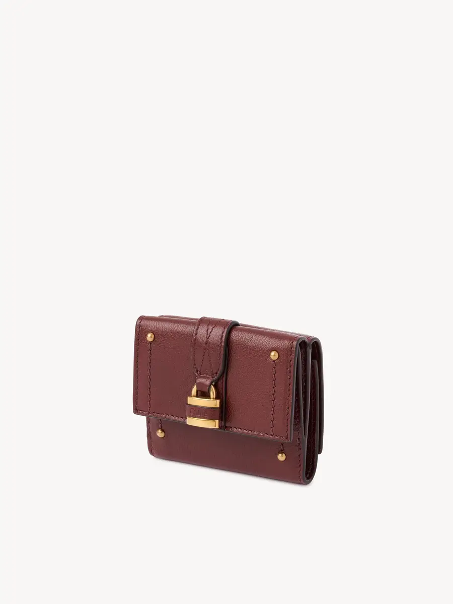 Chloé Mini Paddington tri-fold in grained leather | Thumbnail 3