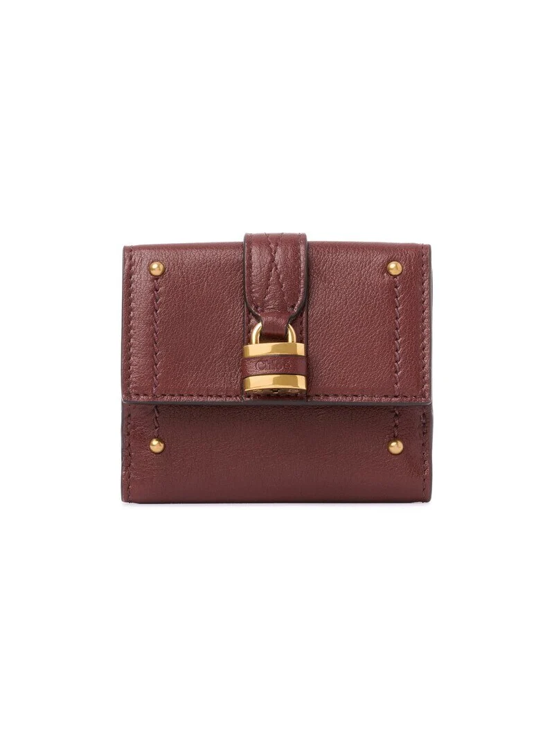 Chloé Mini Paddington tri-fold in grained leather