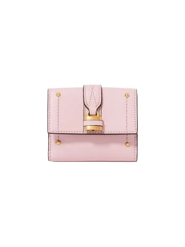 Mini Paddington tri-fold in grained leather Mini Paddington tri-fold in grained leather