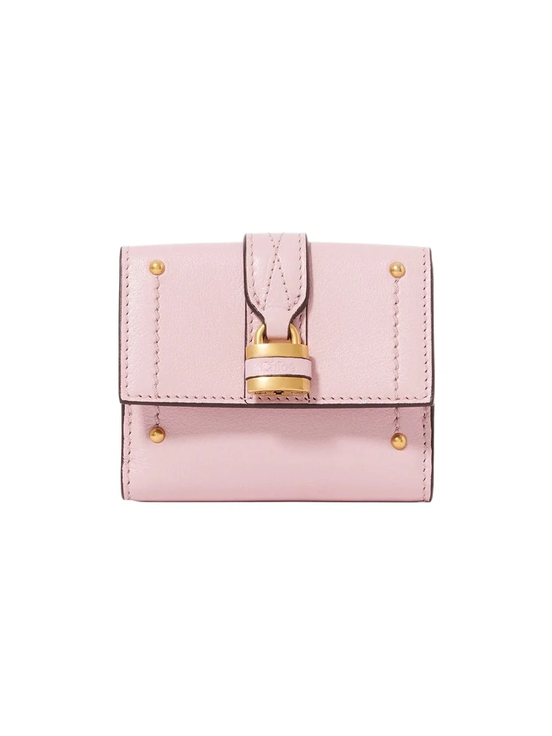 Chloé Mini Paddington tri-fold in grained leather