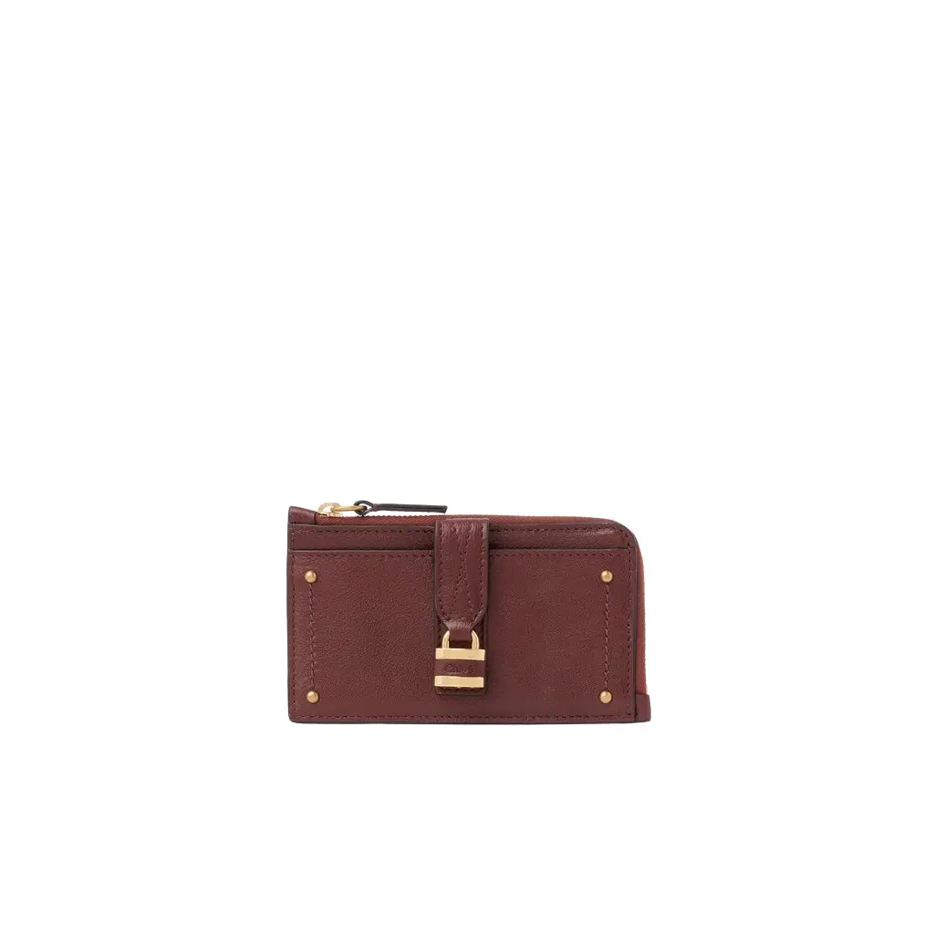 Chloé Small Paddington purse with card slots in grained leather | Image 1 Chloé Small Paddington purse with card slots in grained leather | Image 1