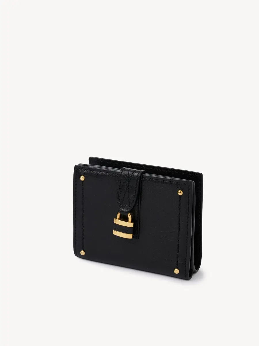 Chloé Paddington square wallet in grained leather | Thumbnail 3 Chloé Paddington square wallet in grained leather | Thumbnail 3