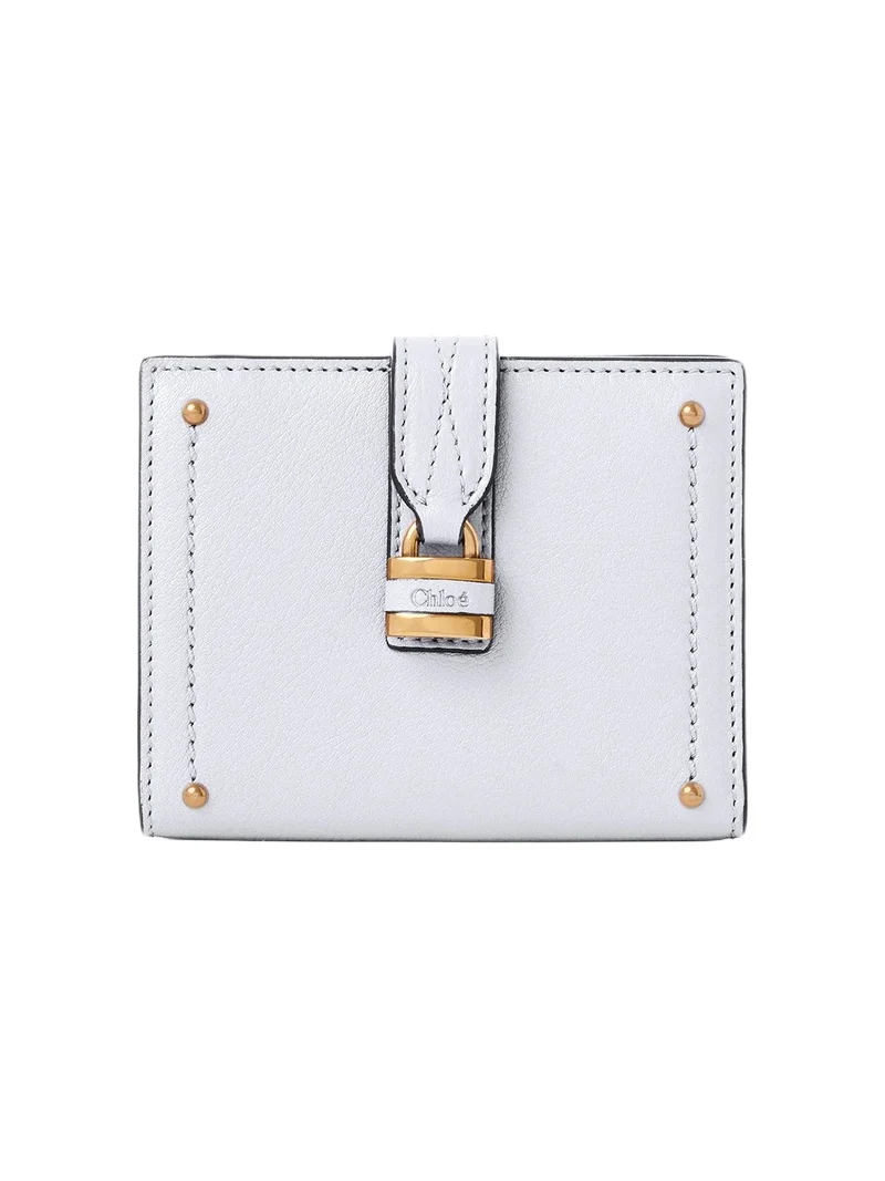 Paddington square wallet in grained leather