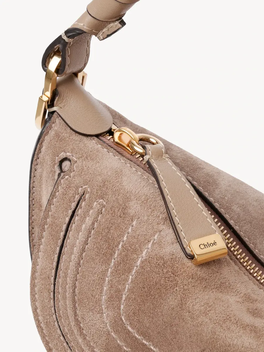Chloé Mini Marcie shoulder bag in suede leather | Thumbnail 7 Chloé Mini Marcie shoulder bag in suede leather | Thumbnail 7