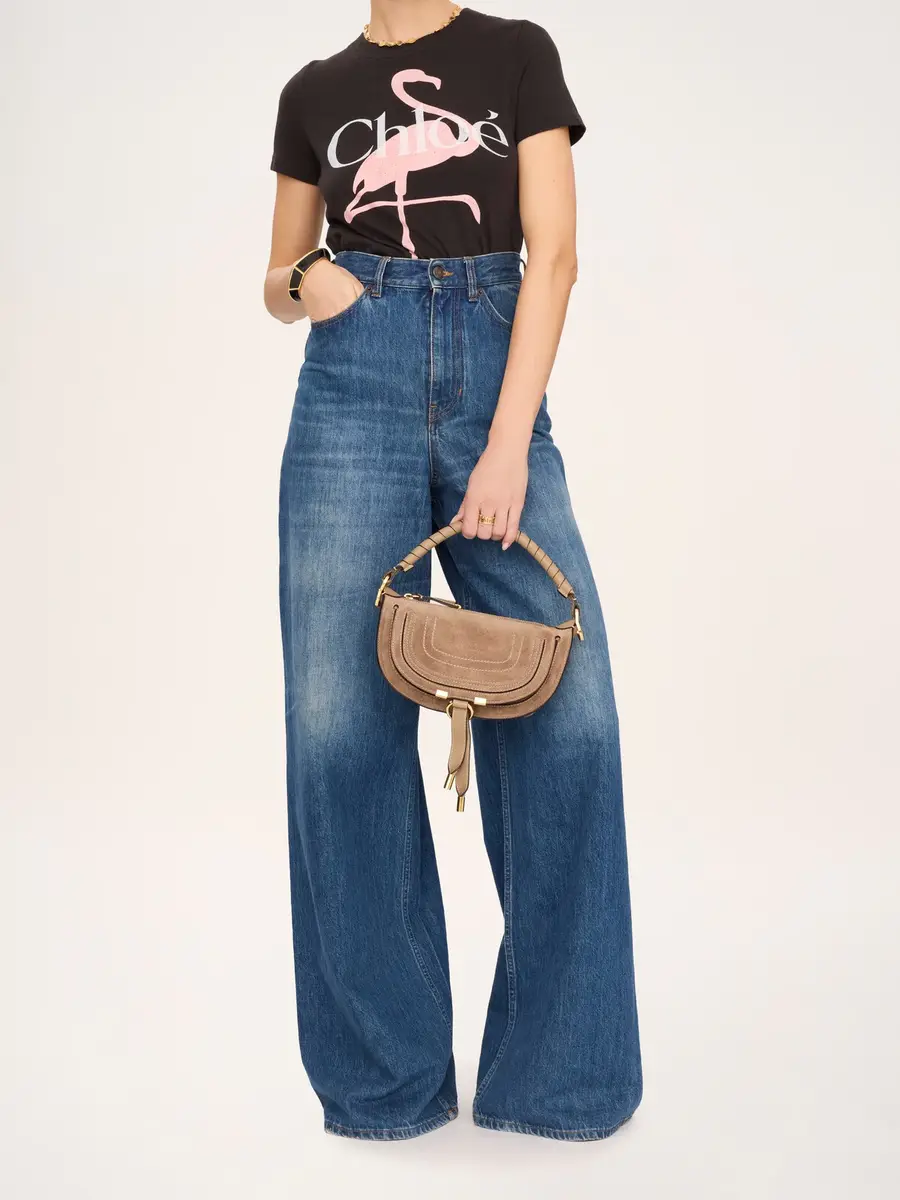 Chloé Mini Marcie shoulder bag in suede leather | Thumbnail 8 Chloé Mini Marcie shoulder bag in suede leather | Thumbnail 8