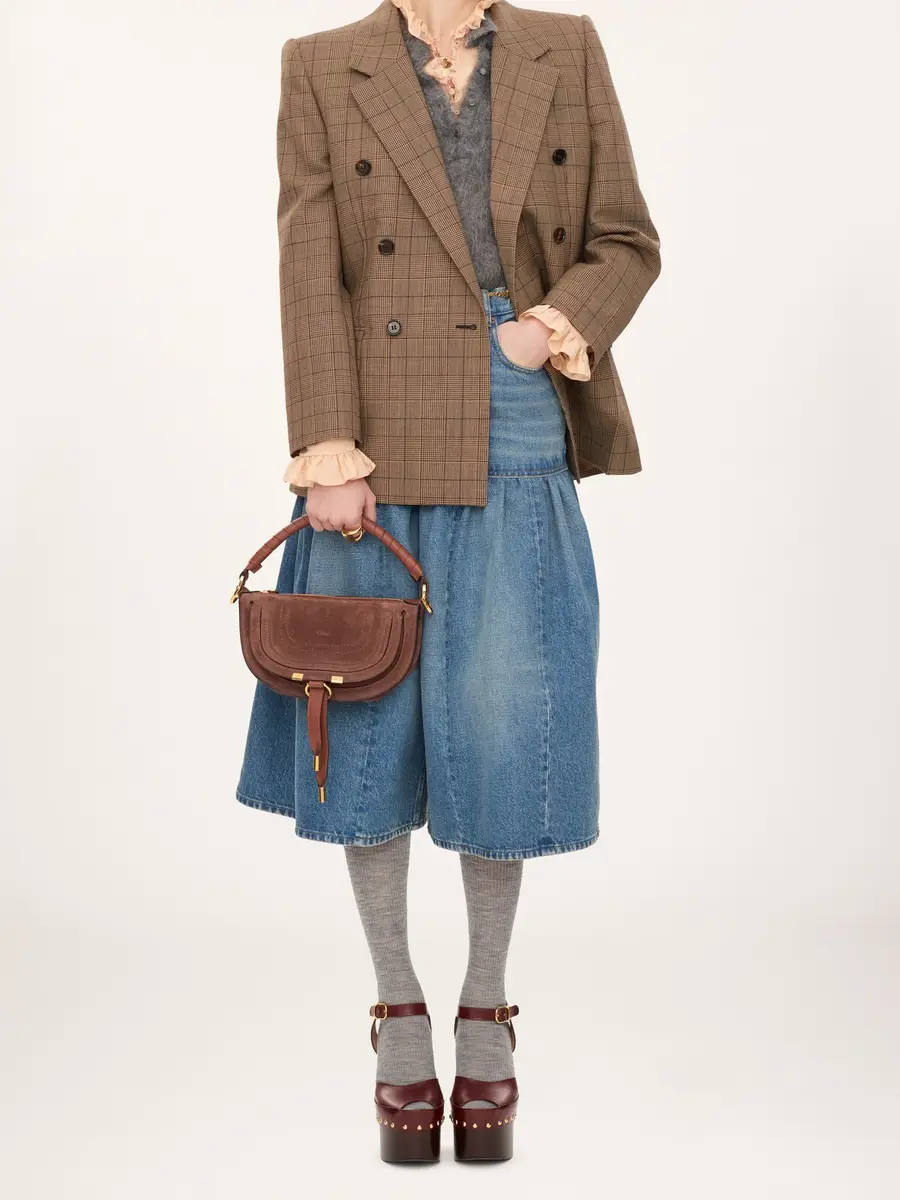 Chloé Mini Marcie shoulder bag in suede leather | Thumbnail 8 Chloé Mini Marcie shoulder bag in suede leather | Thumbnail 8