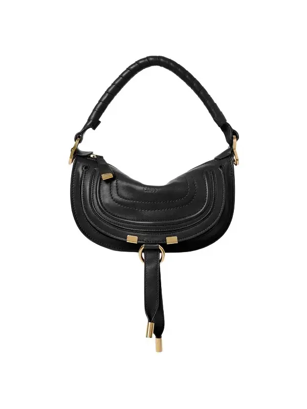 Mini Marcie shoulder bag in soft leather