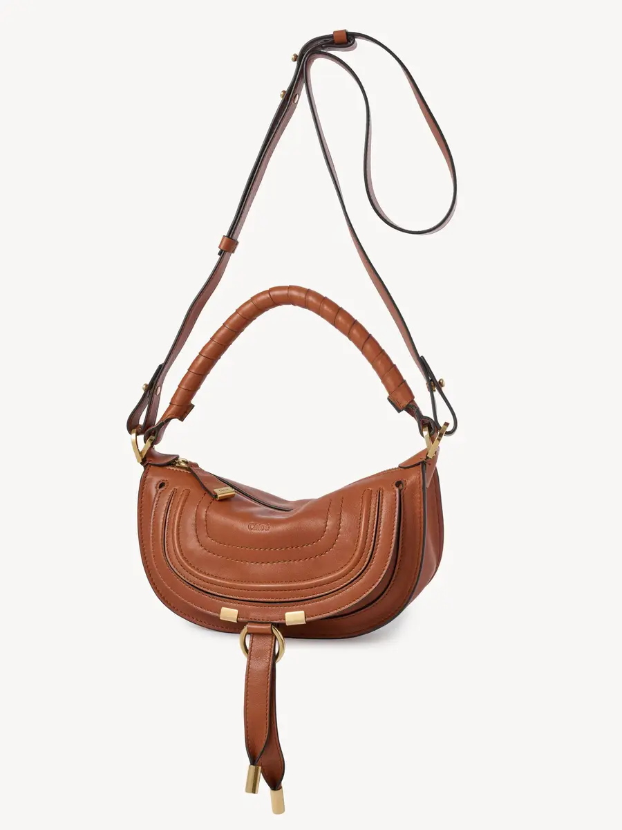 Chloé Mini Marcie shoulder bag in soft leather | Thumbnail 3 Chloé Mini Marcie shoulder bag in soft leather | Thumbnail 3