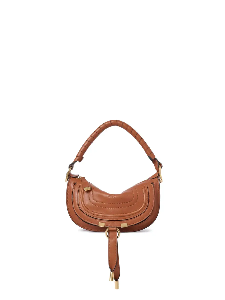 Mini Marcie shoulder bag in soft leather