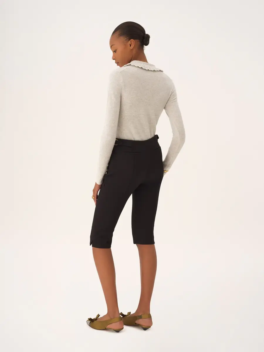 Chloé Tailored capri pants in wool crêpe | Thumbnail 5