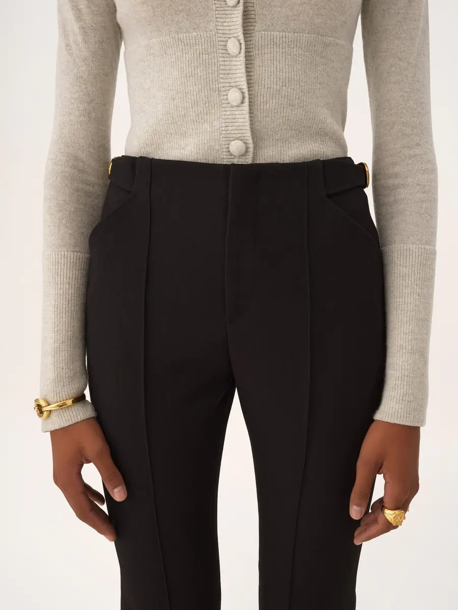 Chloé Tailored capri pants in wool crêpe | Thumbnail 6