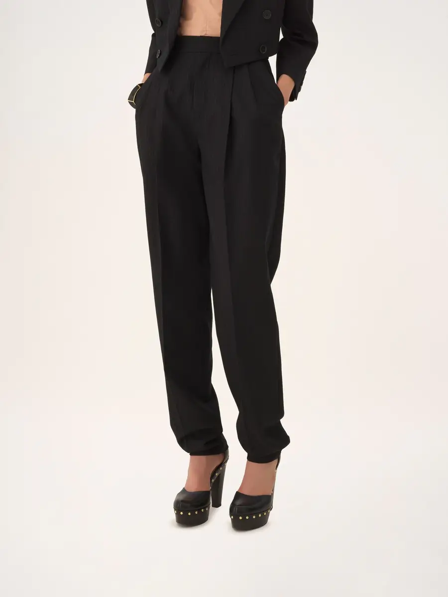 Chloé High-rise wide-leg pants in wool | Thumbnail 4 Chloé High-rise wide-leg pants in wool | Thumbnail 4