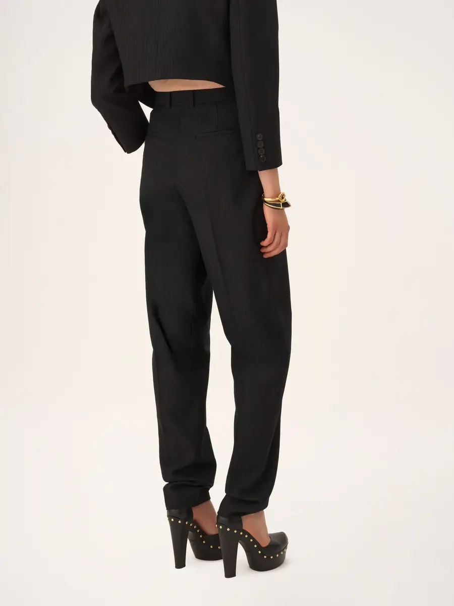 Chloé High-rise wide-leg pants in wool | Thumbnail 5 Chloé High-rise wide-leg pants in wool | Thumbnail 5