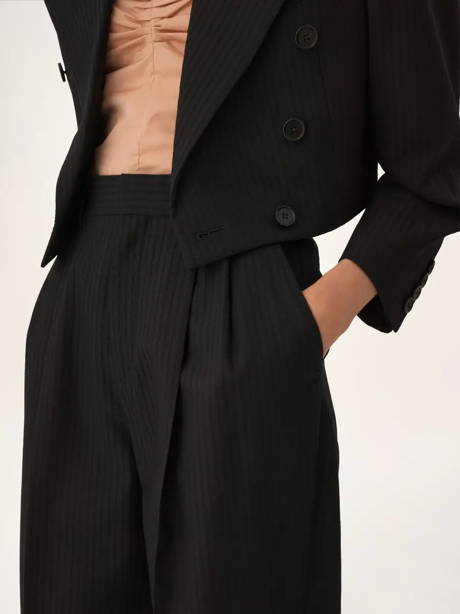 Chloé High-rise wide-leg pants in wool | Thumbnail 6 Chloé High-rise wide-leg pants in wool | Thumbnail 6