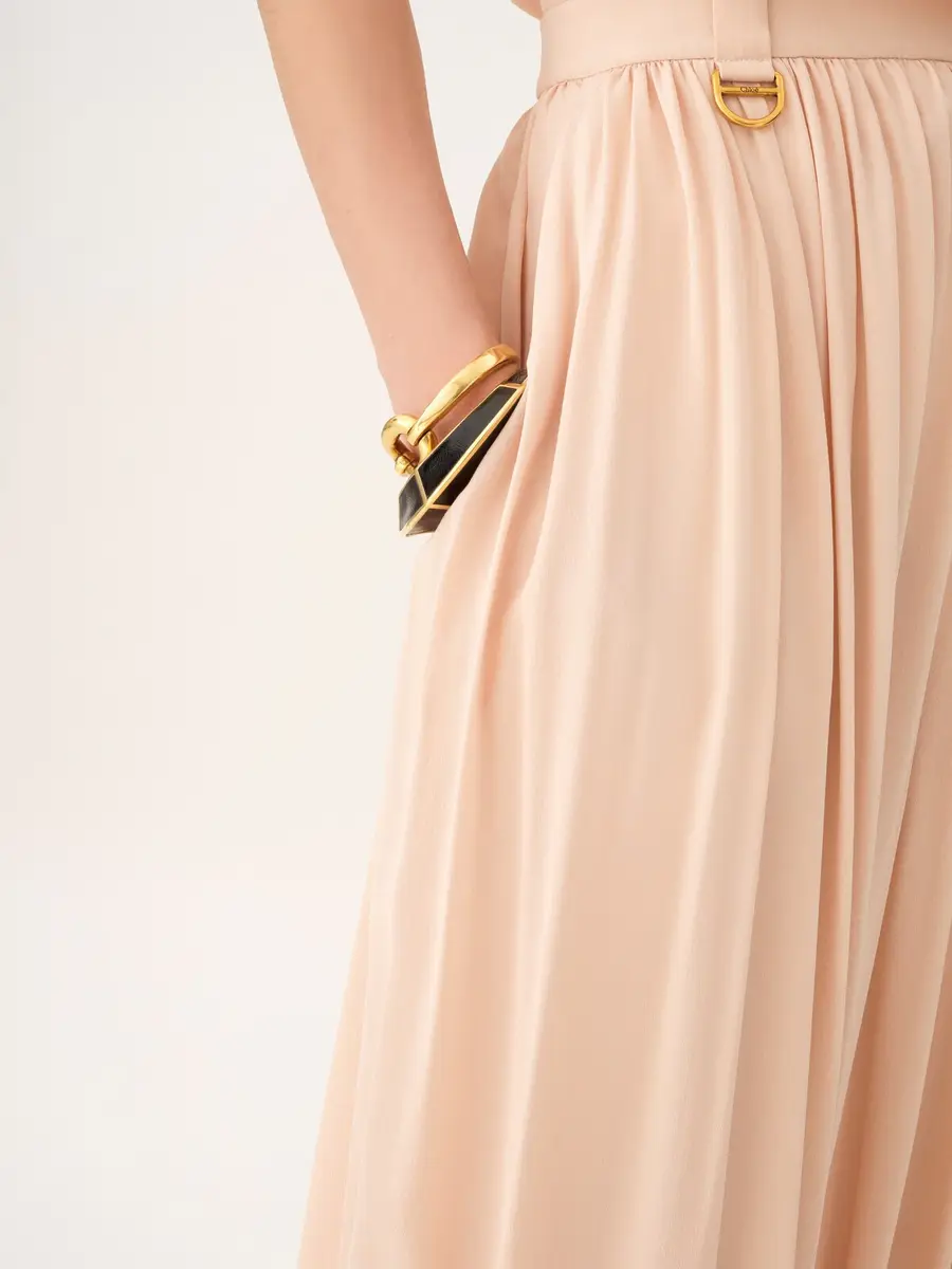 Chloé Fluid cropped pants in silk | Thumbnail 7 Chloé Fluid cropped pants in silk | Thumbnail 7
