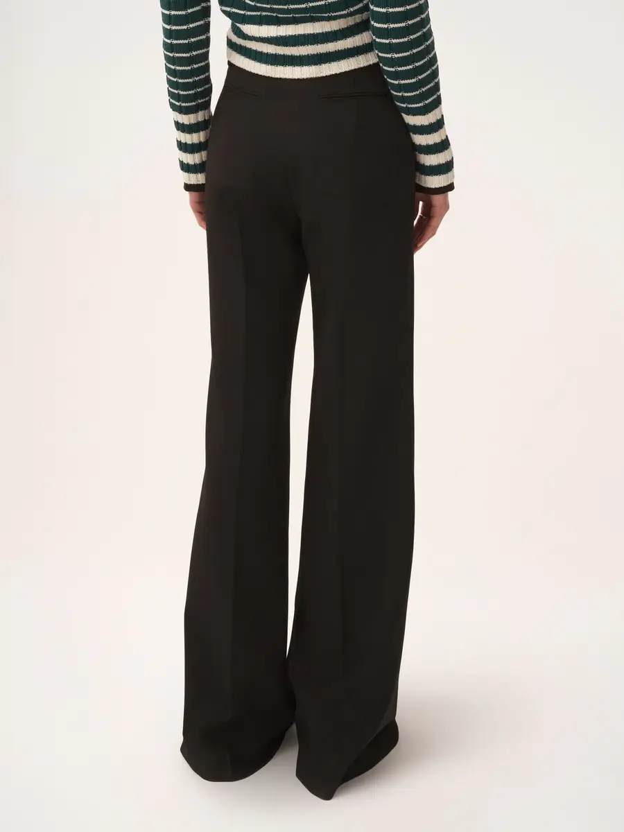 Chloé High-rise flared pants in wool grain de poudre | Thumbnail 5 Chloé High-rise flared pants in wool grain de poudre | Thumbnail 5