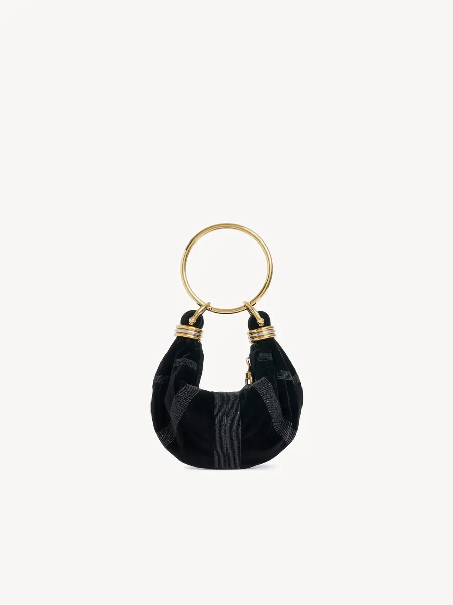 Chloé Mini Bracelet Hobo bag in suede leather | Thumbnail 2 Chloé Mini Bracelet Hobo bag in suede leather | Thumbnail 2
