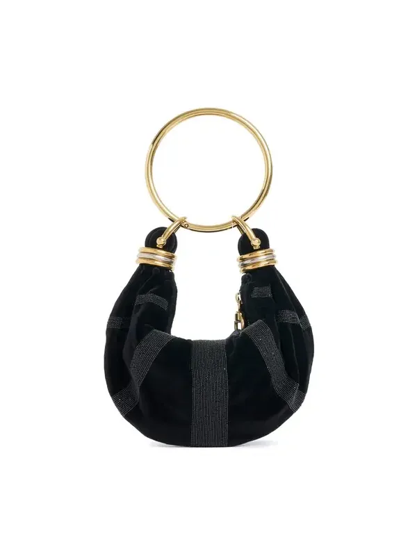 Chloé Mini Bracelet Hobo bag in suede leather