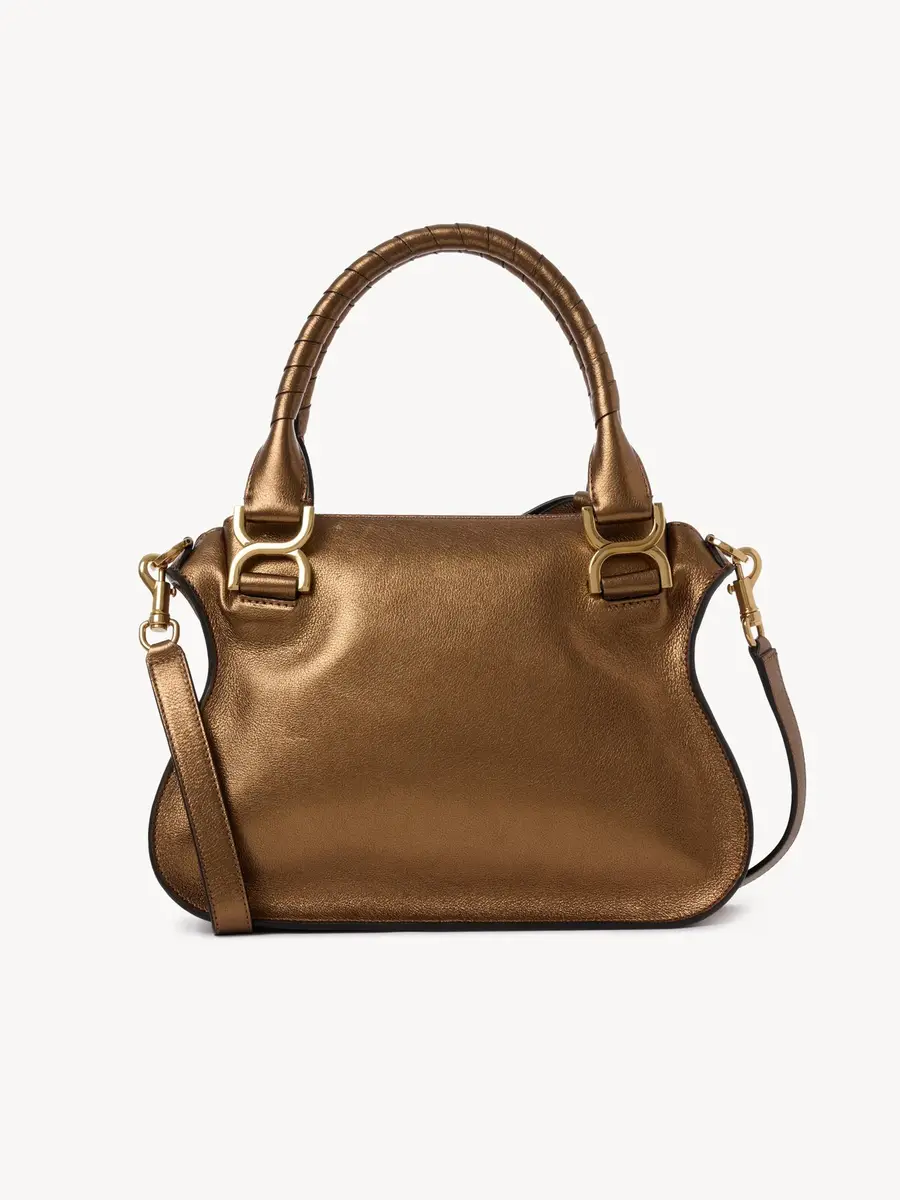Chloé Small Marcie bag in metallized leather | Thumbnail 5 Chloé Small Marcie bag in metallized leather | Thumbnail 5