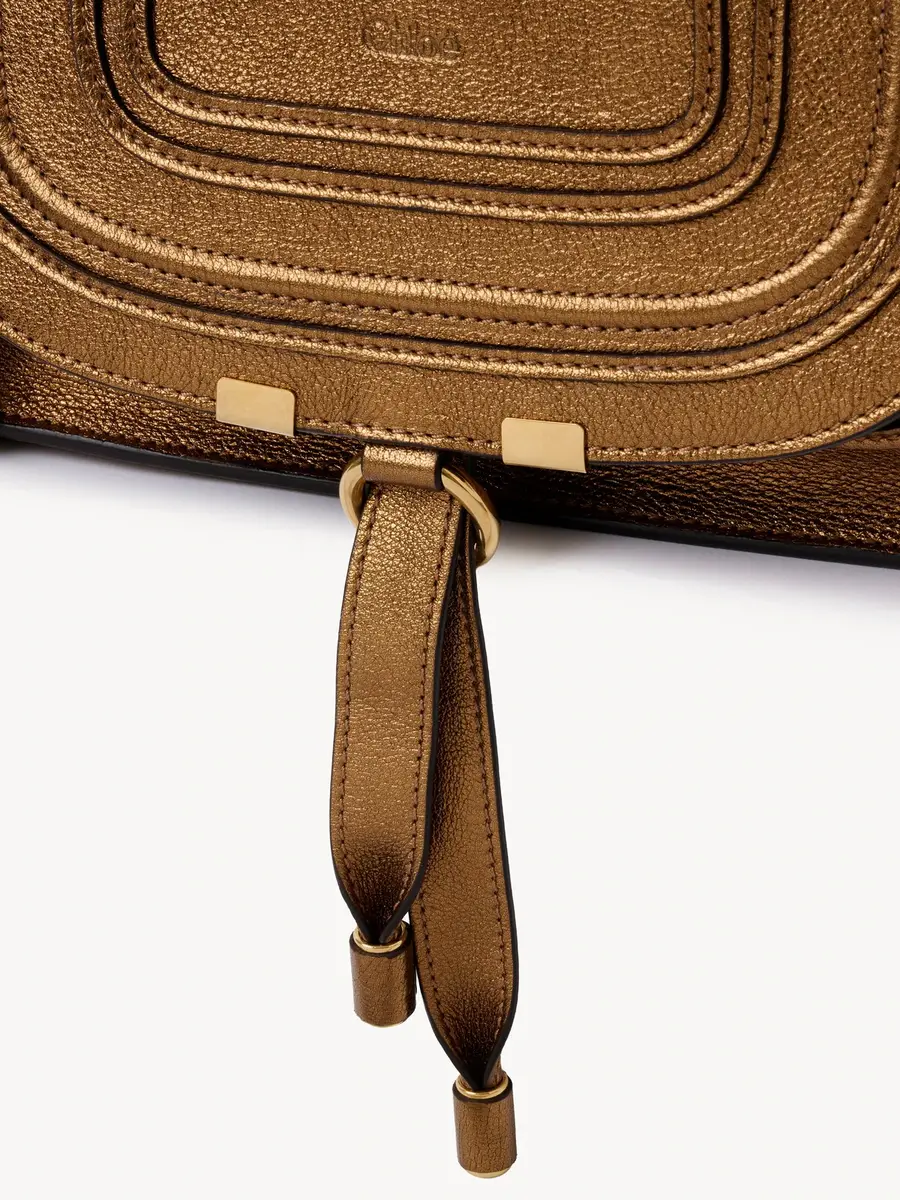 Chloé Small Marcie bag in metallized leather | Thumbnail 7 Chloé Small Marcie bag in metallized leather | Thumbnail 7