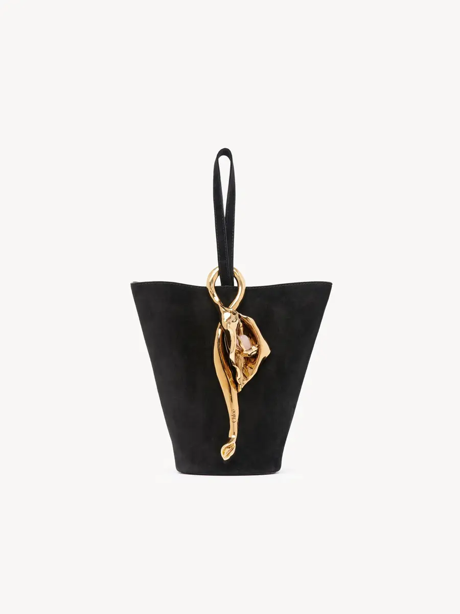 Chloé Small Eden Treasures wristlet bucket bag in suede leather | Thumbnail 2 Chloé Small Eden Treasures wristlet bucket bag in suede leather | Thumbnail 2