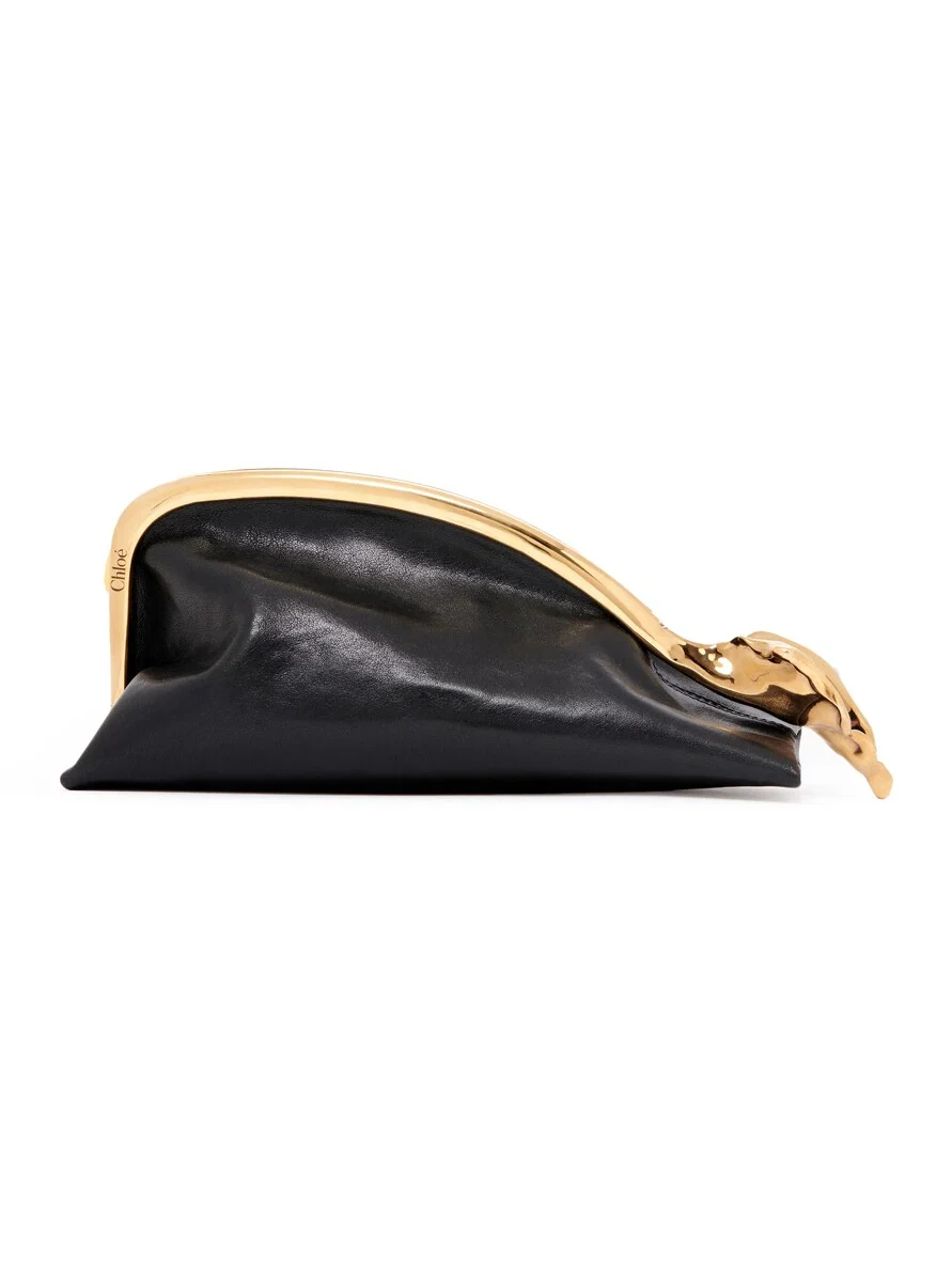 Small Eden Treasures clutch in leather Small Eden Treasures clutch in leather