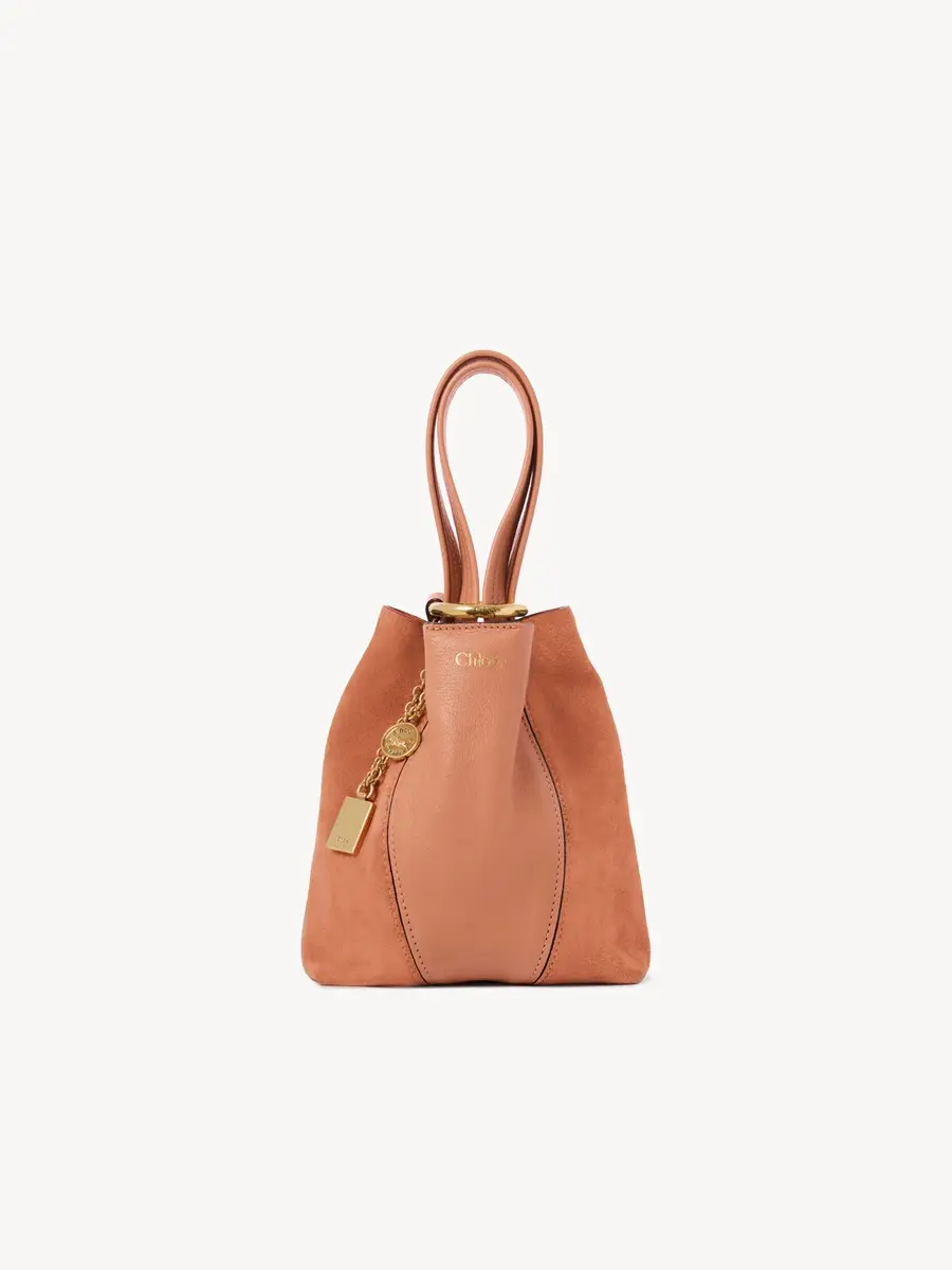 Chloé Small Chloé Spin tote bag in grained & suede leather | Thumbnail 2 Chloé Small Chloé Spin tote bag in grained & suede leather | Thumbnail 2