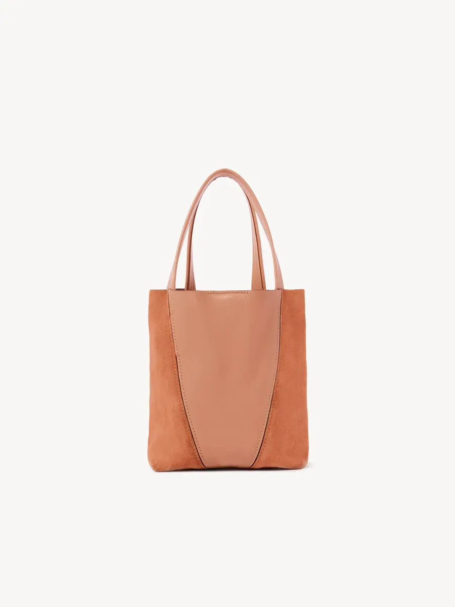 Chloé Small Chloé Spin tote bag in grained & suede leather | Thumbnail 5 Chloé Small Chloé Spin tote bag in grained & suede leather | Thumbnail 5