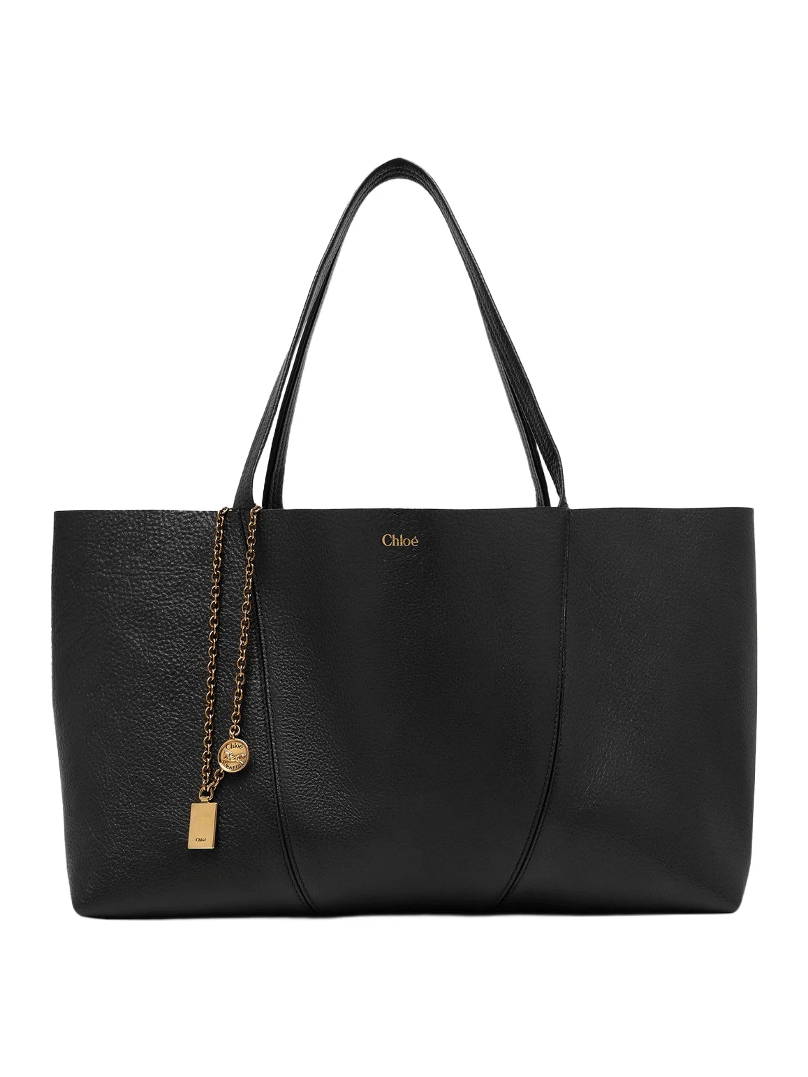 Chloé Chloé Spin east-west tote bag in grained leather