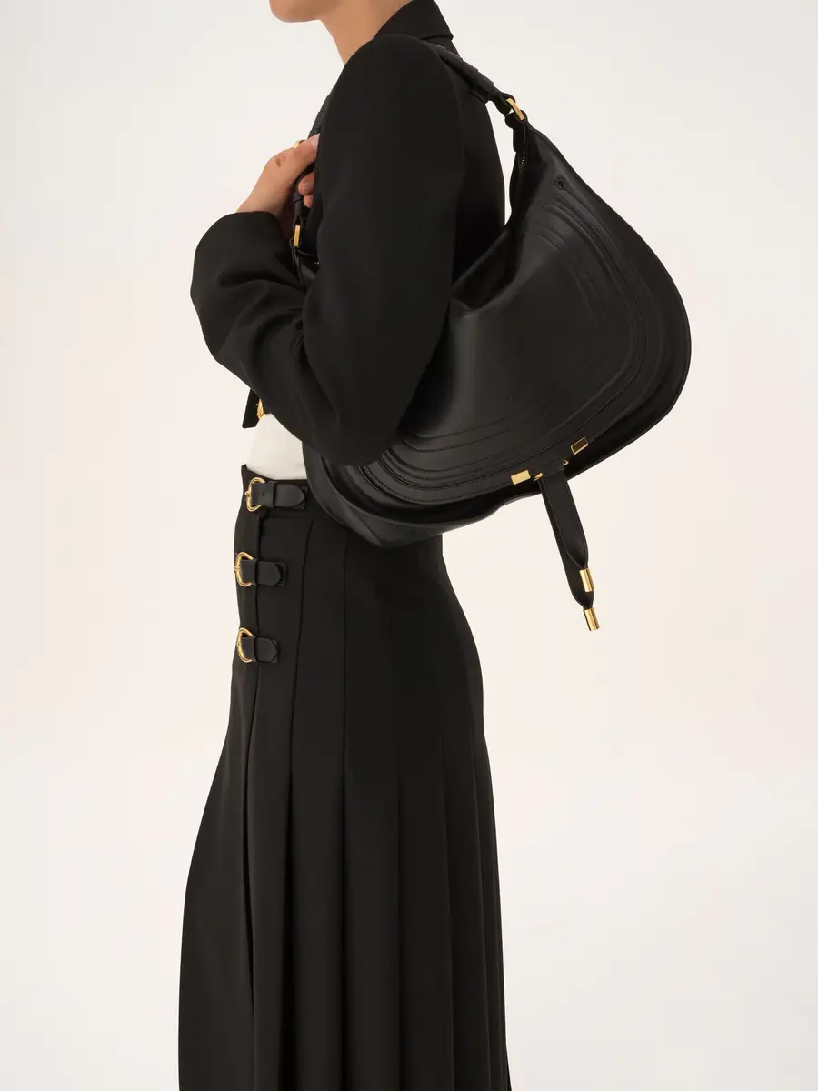 Chloé Marcie shoulder bag in soft leather | Thumbnail 3