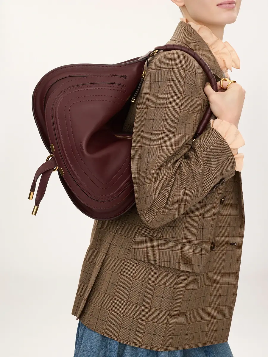 Chloé Marcie shoulder bag in soft leather | Thumbnail 3 Chloé Marcie shoulder bag in soft leather | Thumbnail 3