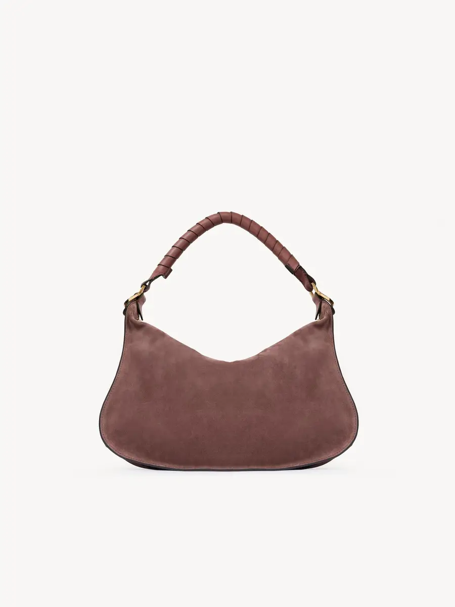 Chloé Small Marcie shoulder bag in suede leather | Thumbnail 6