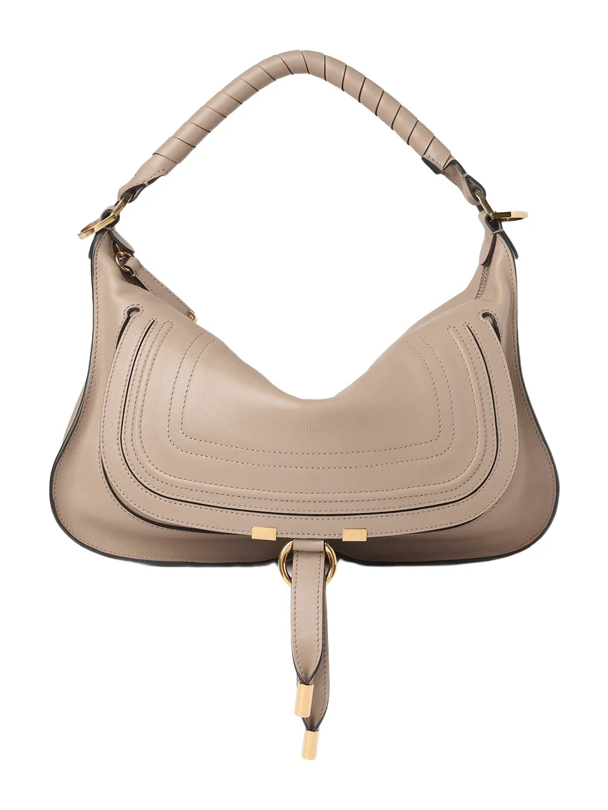 Small Marcie shoulder bag in soft leather