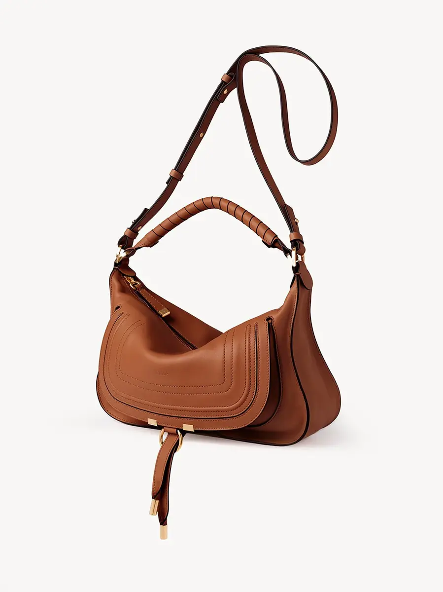 Chloé Small Marcie shoulder bag in soft leather | Thumbnail 5